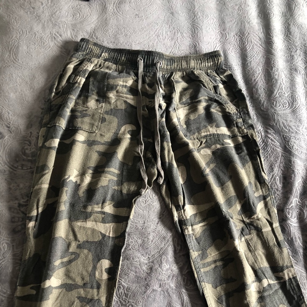 Thin army joggers